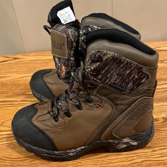 Men’s Guide Gear Leather Camo Hunting Boots - 8 - Picture 5 of 10